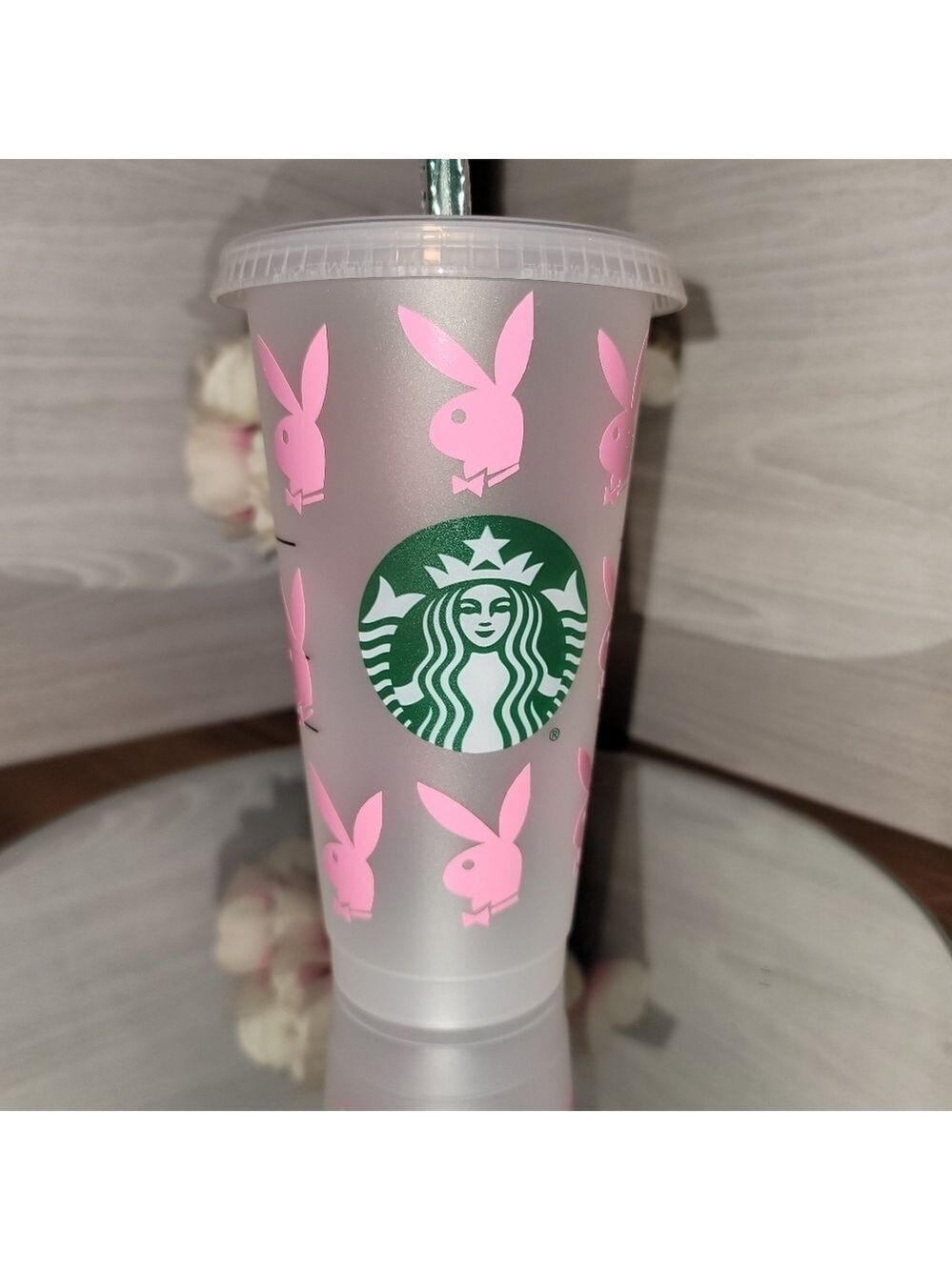 Starbucks Playboy bunny Tumbler / To Go Cup
